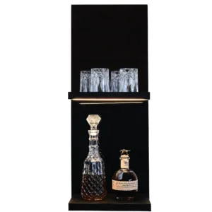 Blue Wine Pegs & Panel Kit - 3 Foot Tall Rectangular, Floating Shelves