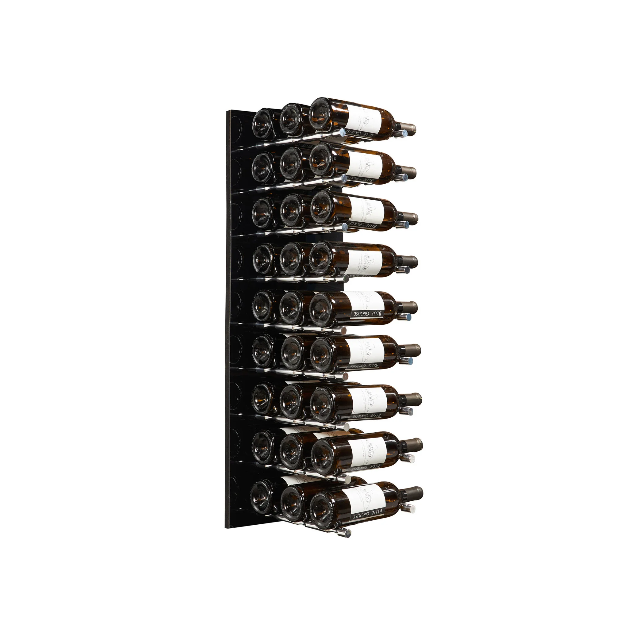 Peg-Panel-Kit-Black-Panel-Three-Bottles-Deep-Polished-Aluminum-Atlanta-1.webp